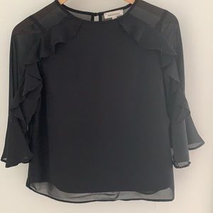 MONTEAU black flowy top